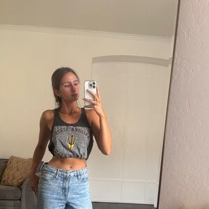 Gray and Black Women's ARIZONA STATE UNIVERSITY Tank Top